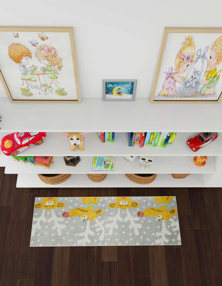 65cm x 185cm Reindeer Whimsy Kids Läufer Teppich