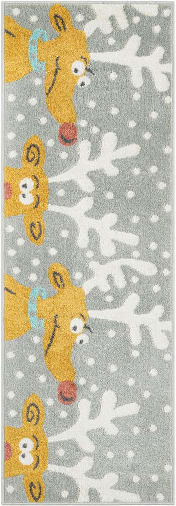 65cm x 185cm Reindeer Whimsy Kids Läufer Teppich