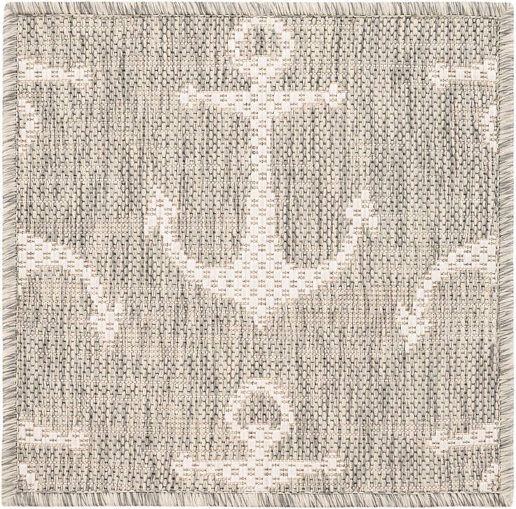 Detail image of 1' 4 x 1' 4 Easy-Clean Coastal Indoor / Outdoor Sample Rug