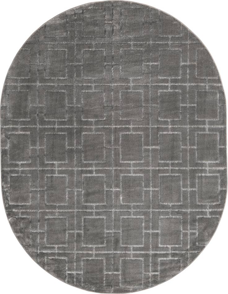 Detail image of 7' 10 x 10' Marilyn Monroe™ Glam Deco Oval Rug