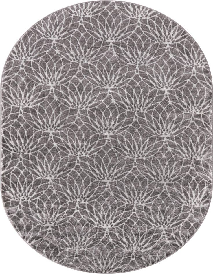 Detail image of 5' 3 x 8' Marilyn Monroe™ Glam Dahlia Oval Rug