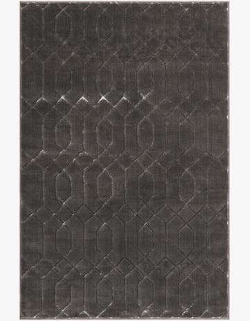Gray Silver Marilyn Monroe™ Glam Trellis Rug