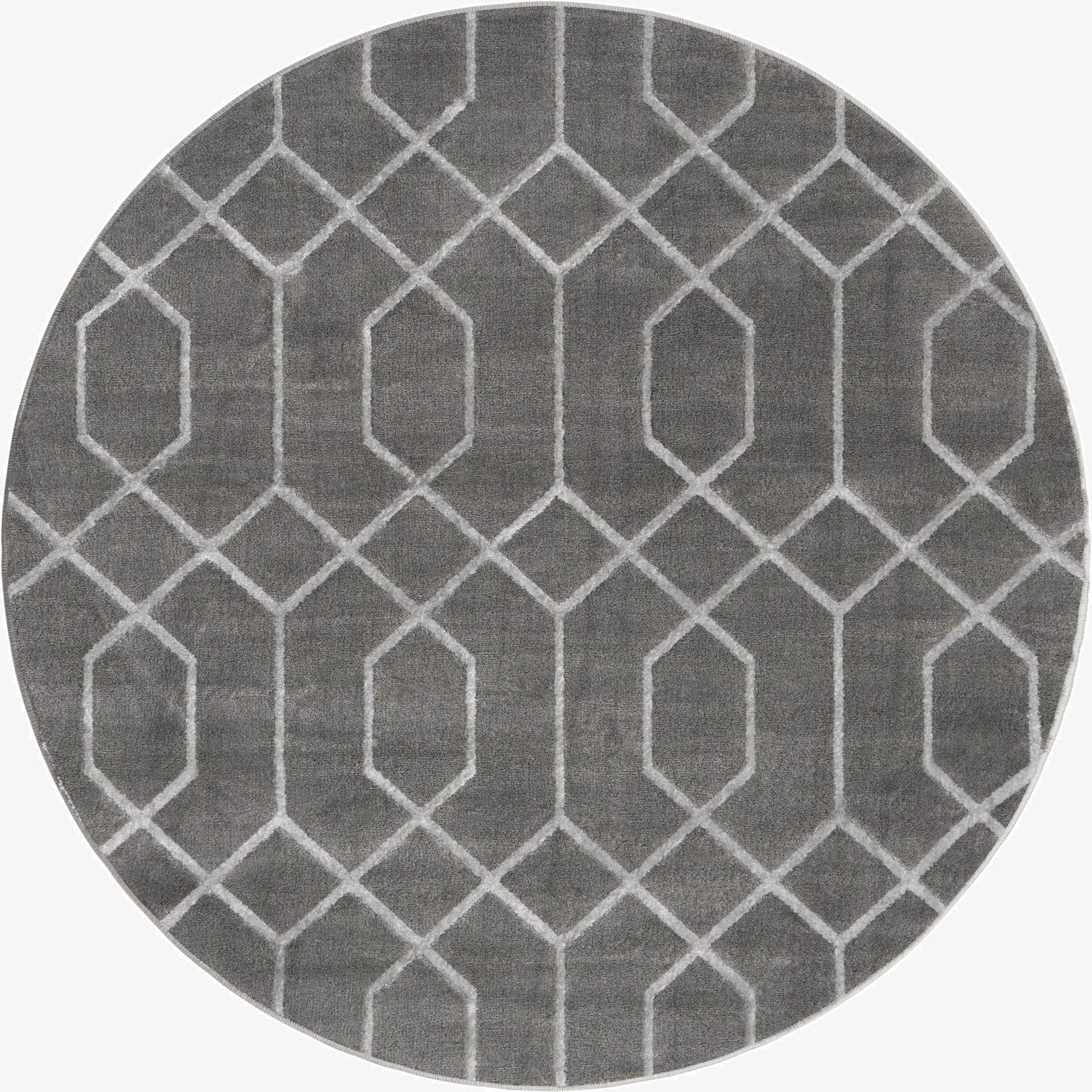 3' x 3'  Marilyn Monroe&trade; Glam Trellis Round Rug