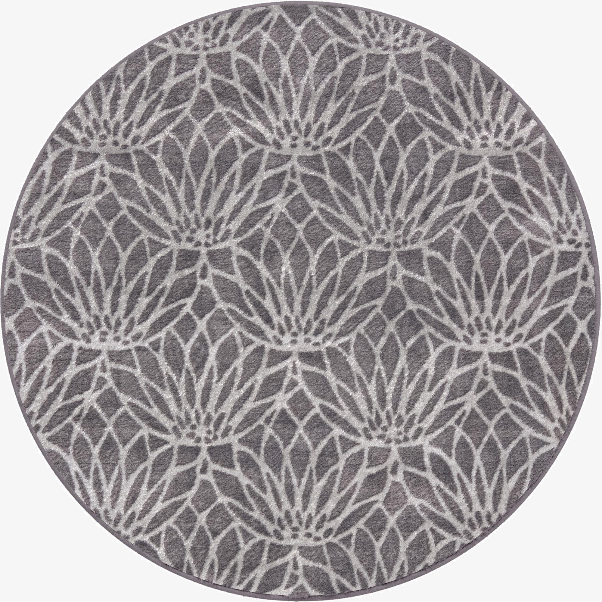 3' x 3'  Marilyn Monroe&trade; Glam Dahlia Round Rug