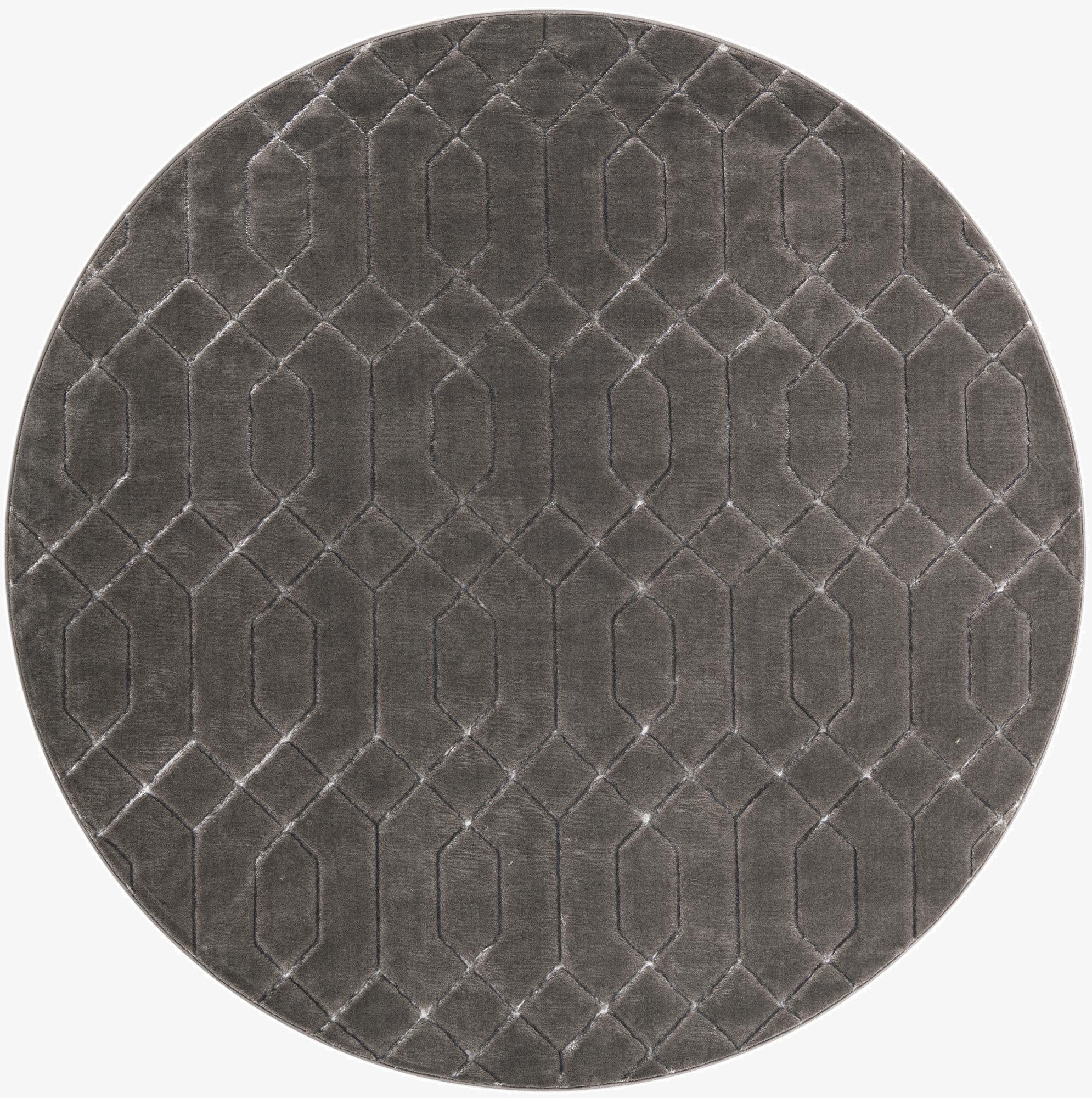 7' 10 x 7' 10  Marilyn Monroe&trade; Glam Trellis Round Rug