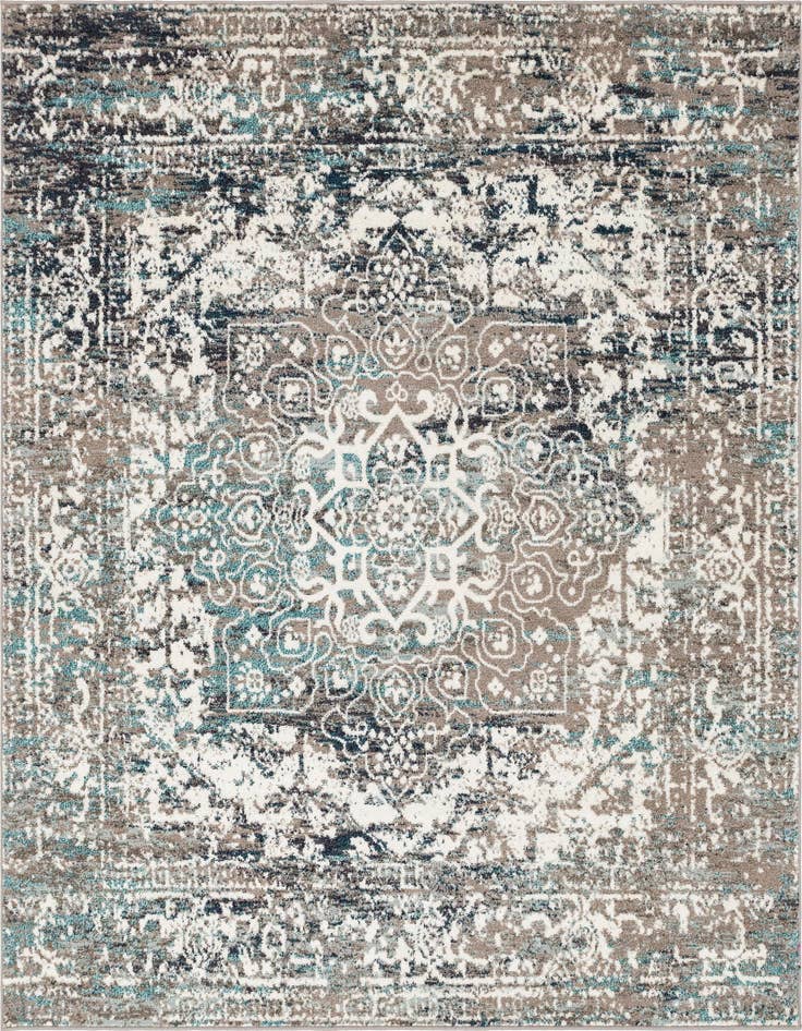 Detail image of 7' 10 x 7' 10 Arlington Square Rug