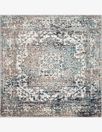 Gray Arlington Square Rug