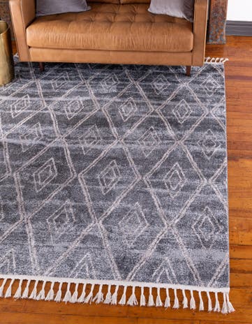 Gray Artemis Square Rug