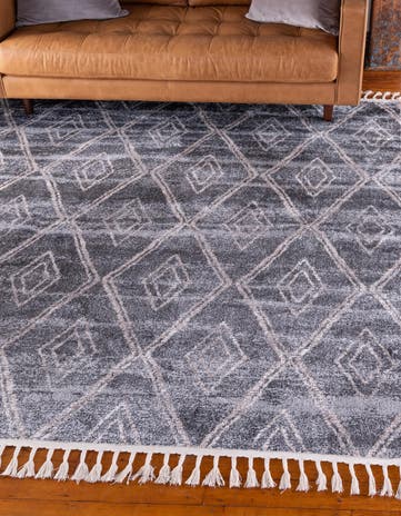 Gray Artemis Square Rug