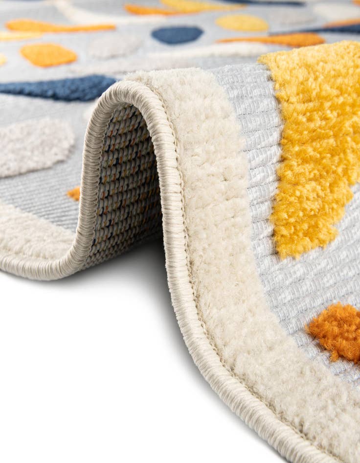 Detail image of 5' 3 x 5' 3 Easy-Clean Aruba Indoor / Outdoor Square Rug