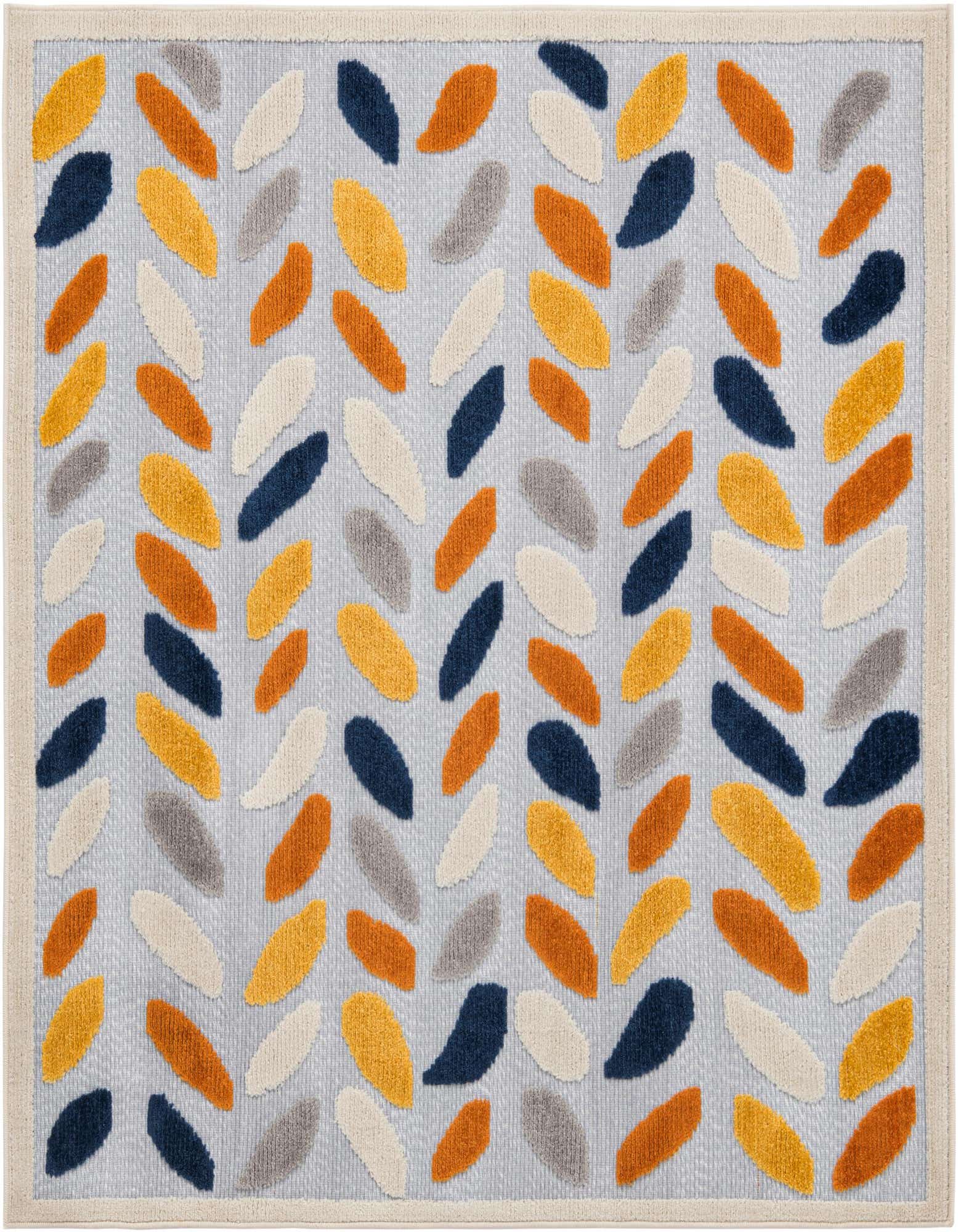 5' 3 x 5' 3 Easy-Clean Aruba Indoor / Outdoor Square Rug