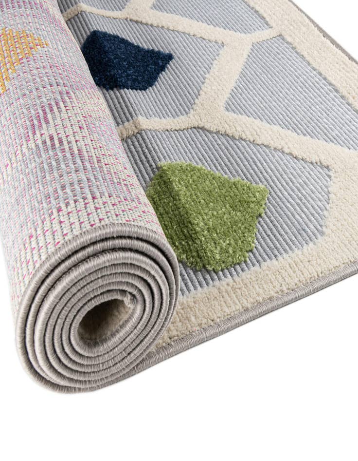 Detail image of 5' 3 x 5' 3 Easy-Clean Aruba Indoor / Outdoor Square Rug
