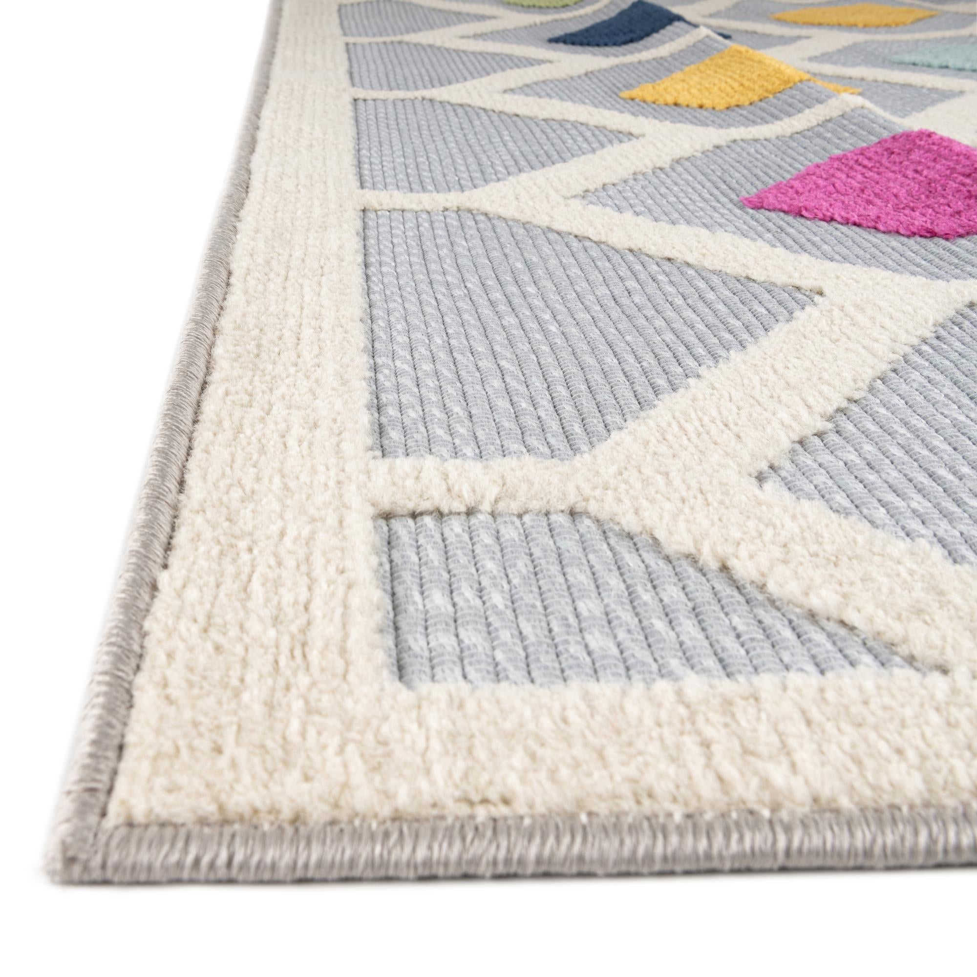5' 3 x 5' 3 Easy-Clean Aruba Indoor / Outdoor Square Rug