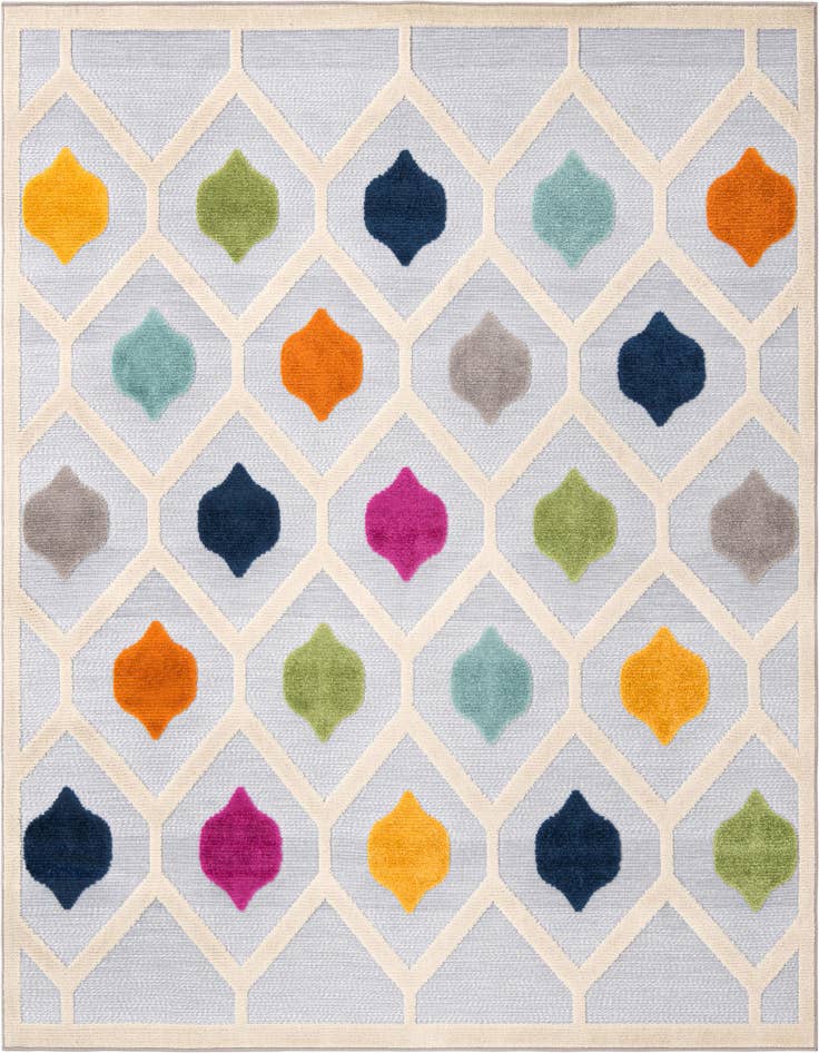 Detail image of 7' 10 x 7' 10 Easy-Clean Aruba Indoor / Outdoor Square Rug