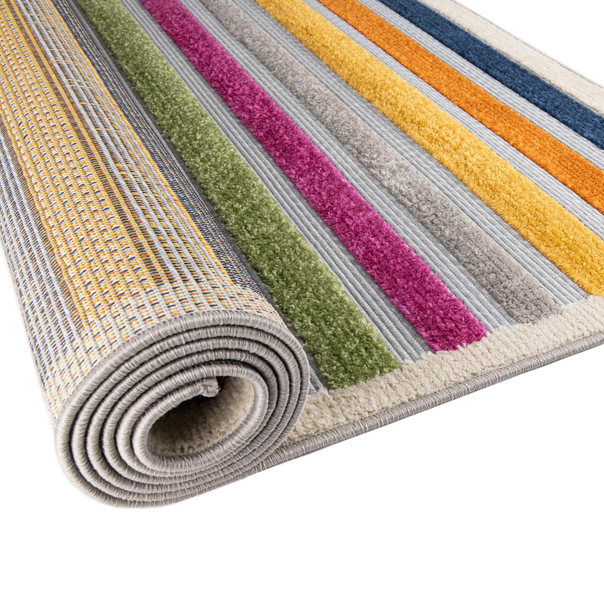 5' 3 x 5' 3 Easy-Clean Aruba Indoor / Outdoor Square Rug