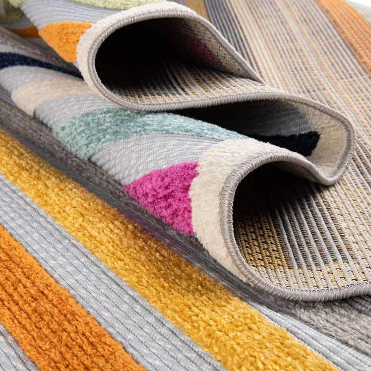 Detail image of 5' 3 x 5' 3 Easy-Clean Aruba Indoor / Outdoor Square Rug
