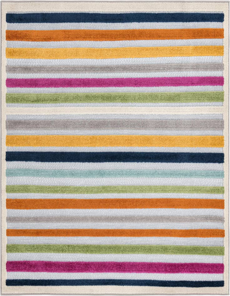 Detail image of 5' 3 x 5' 3 Easy-Clean Aruba Indoor / Outdoor Square Rug