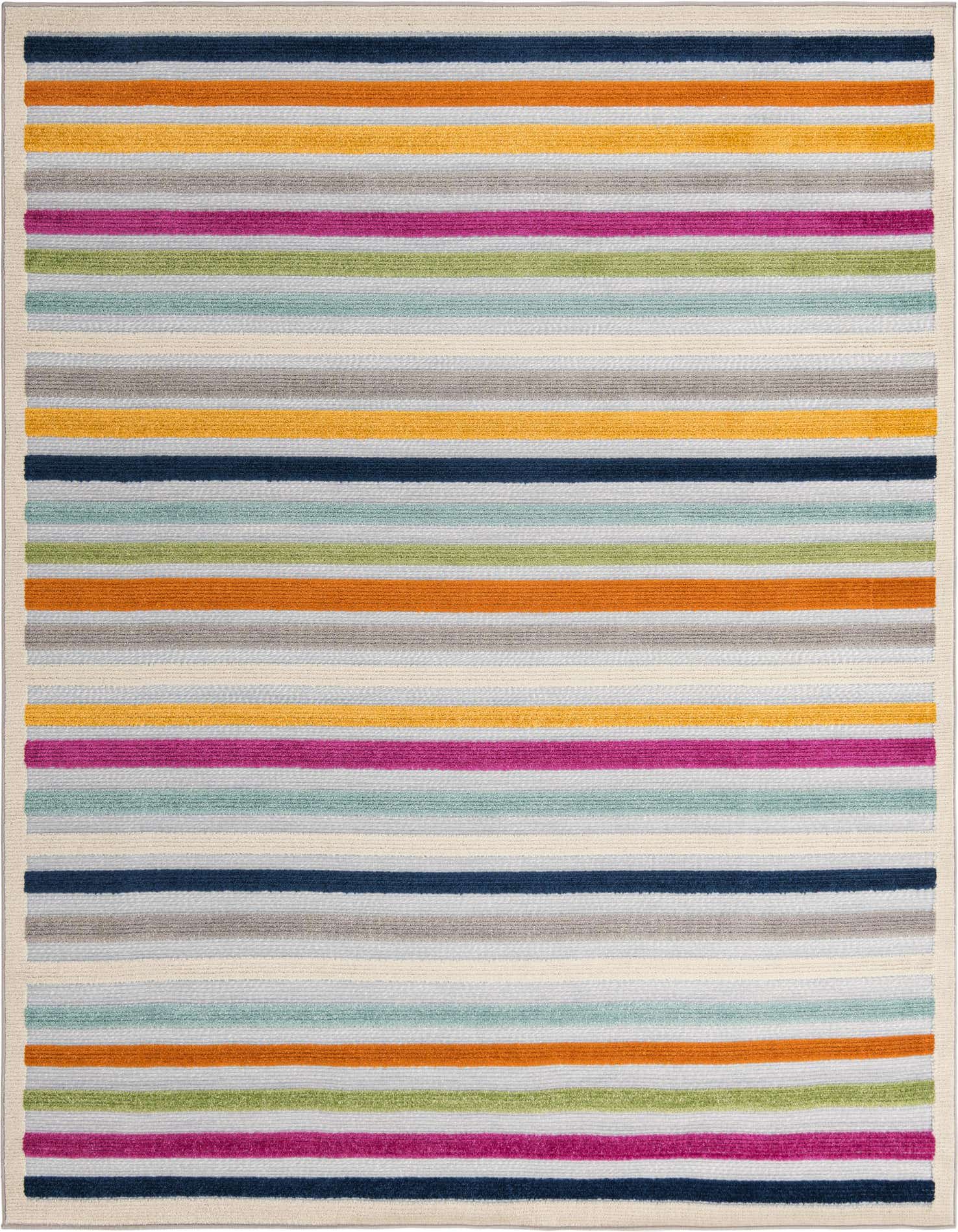 7' 10 x 7' 10 Easy-Clean Aruba Indoor / Outdoor Square Rug