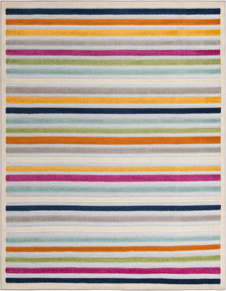 Detail image of 7' 10 x 7' 10 Easy-Clean Aruba Indoor / Outdoor Square Rug