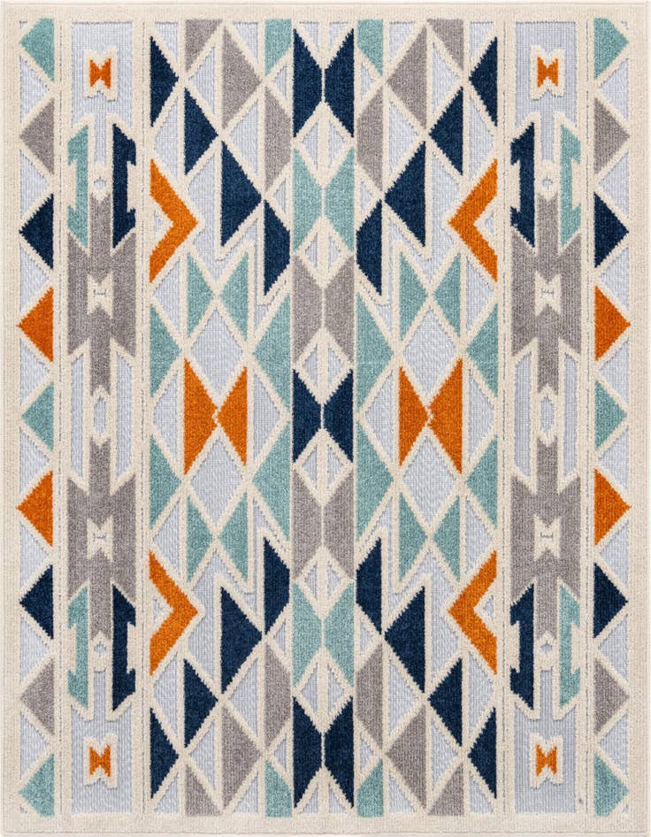 Detail image of 5' 3 x 5' 3 Easy-Clean Aruba Indoor / Outdoor Square Rug
