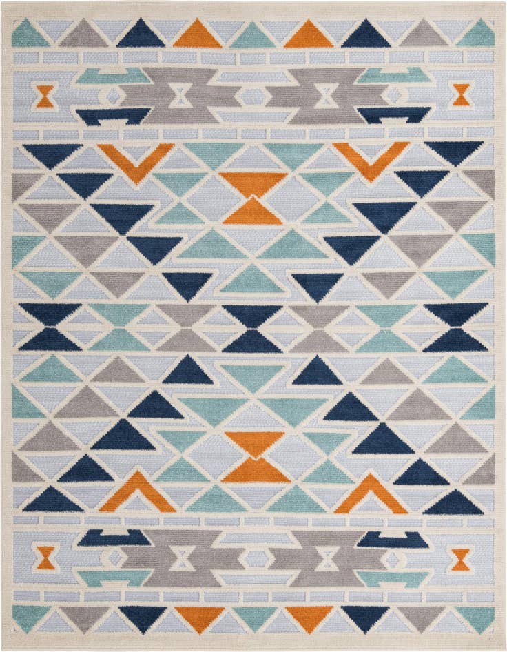 Detail image of 7' 10 x 7' 10 Easy-Clean Aruba Indoor / Outdoor Square Rug