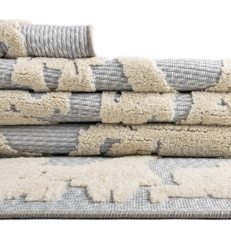 Detail image of 5' 3 x 5' 3 Easy-Clean Aruba Indoor / Outdoor Square Rug