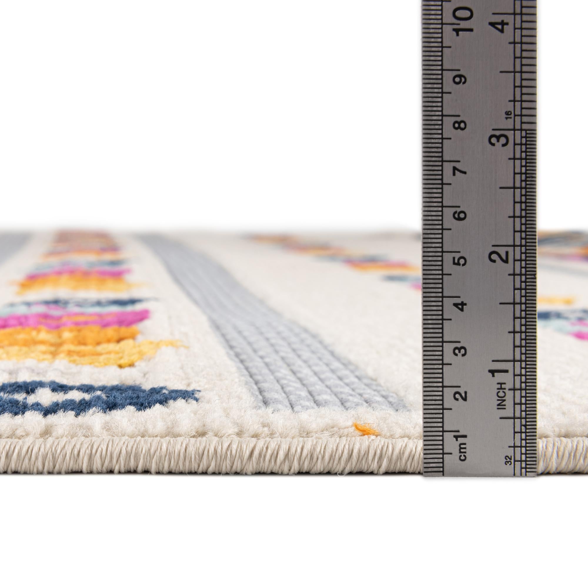 5' 3 x 5' 3 Easy-Clean Aruba Indoor / Outdoor Square Rug