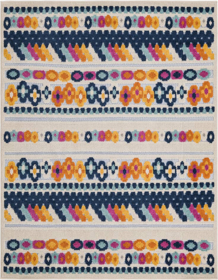 Detail image of 5' 3 x 5' 3 Easy-Clean Aruba Indoor / Outdoor Square Rug