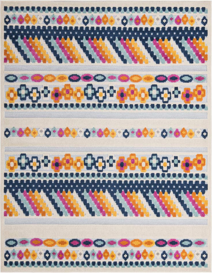 Detail image of 7' 10 x 7' 10 Easy-Clean Aruba Indoor / Outdoor Square Rug