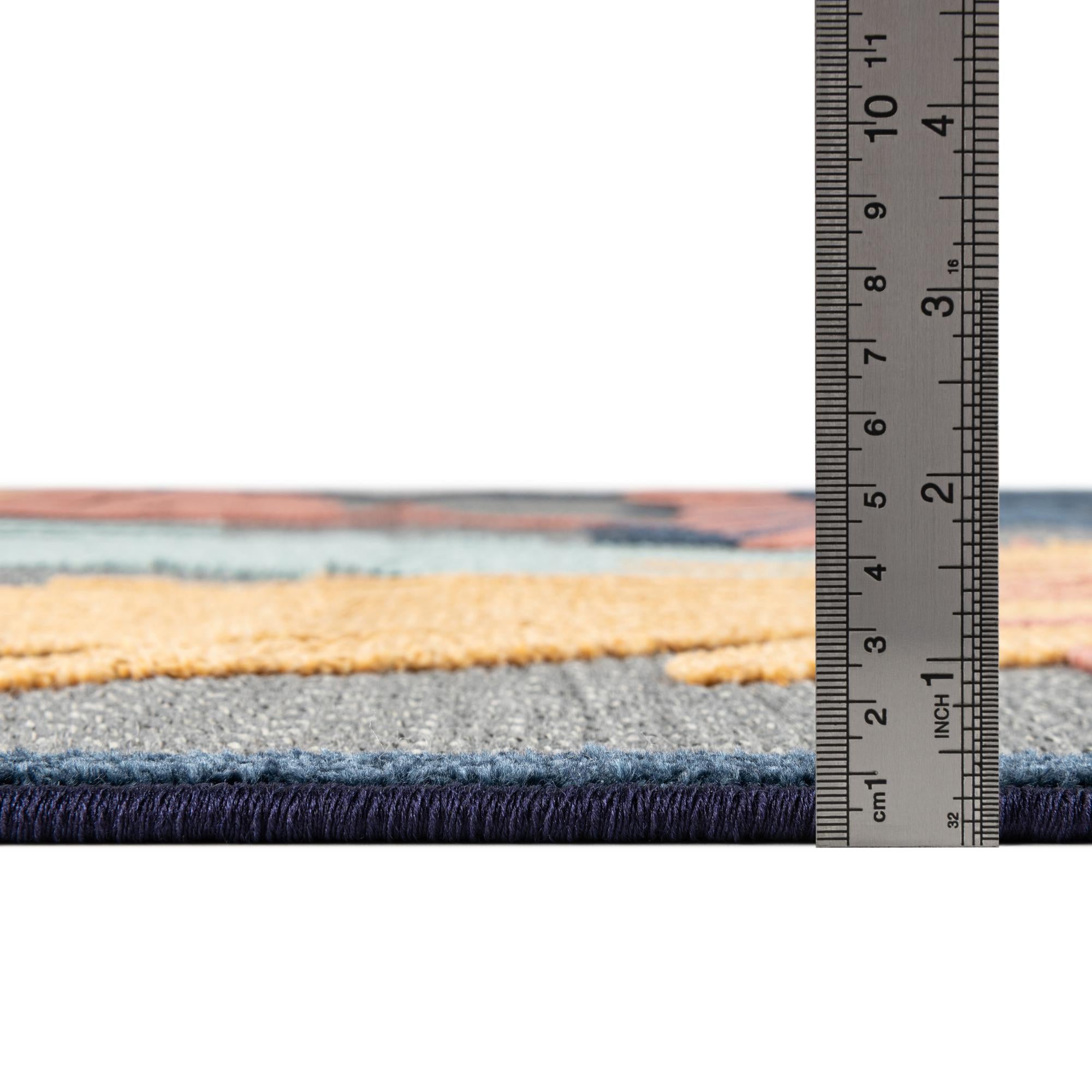 7' 10 x 7' 10 Easy-Clean Belize Indoor / Outdoor Square Rug