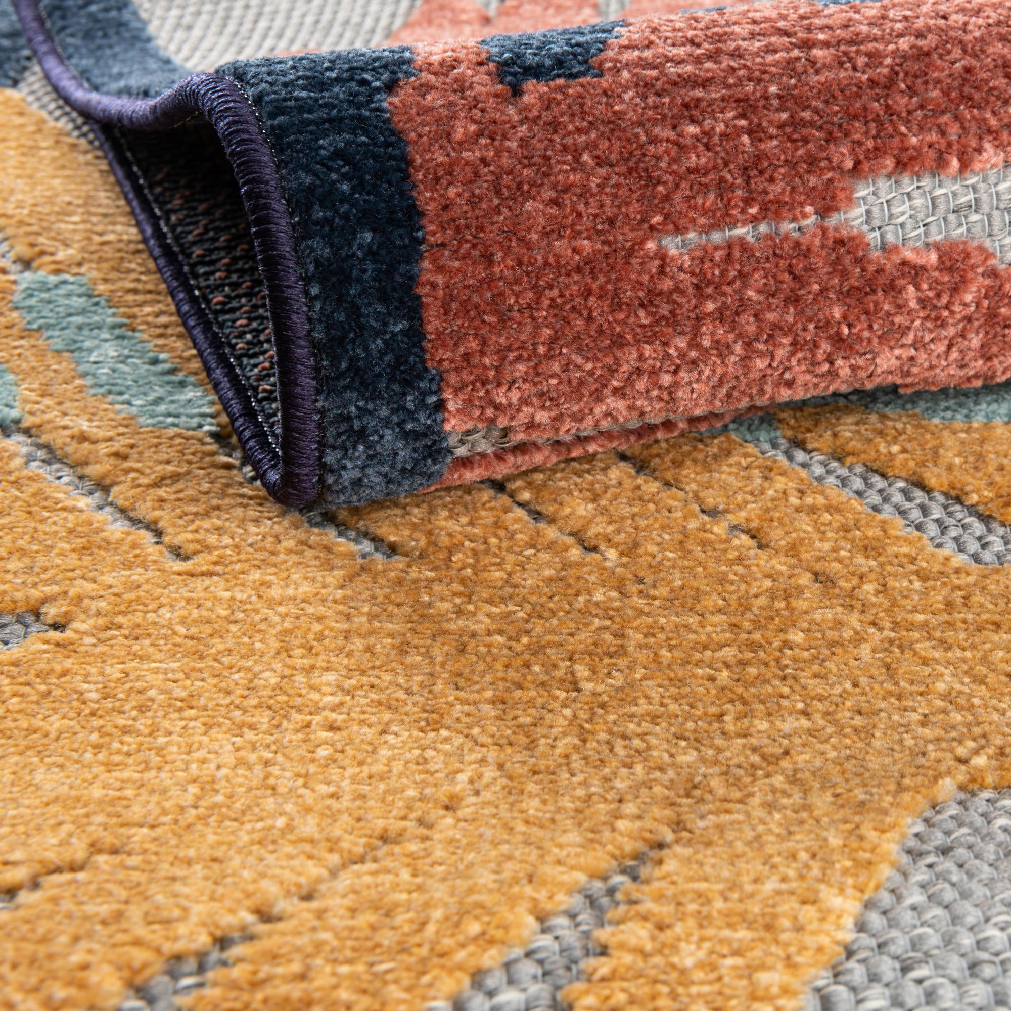 7' 10 x 7' 10 Easy-Clean Belize Indoor / Outdoor Square Rug