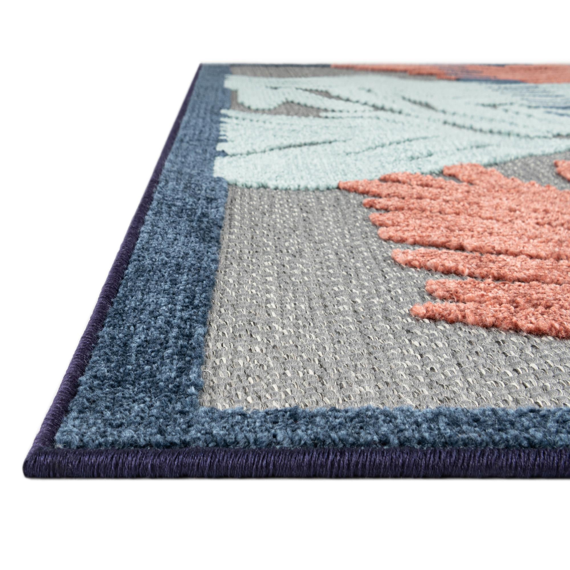 7' 10 x 7' 10 Easy-Clean Belize Indoor / Outdoor Square Rug