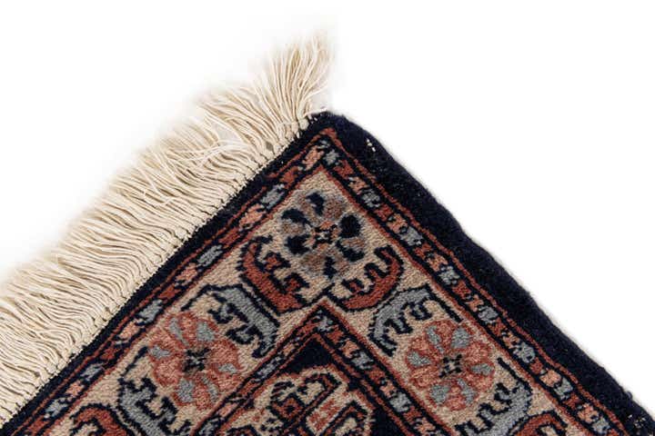 2' x 2' 1 Hand Knotted Bokhara Oriental Wool Square Rug