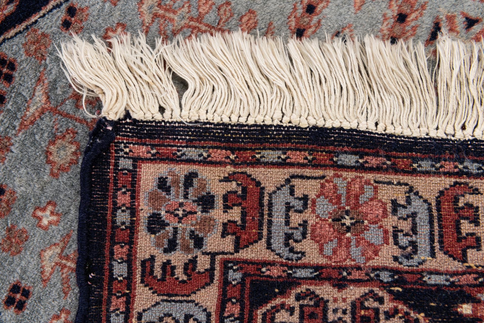 2' x 2' 1 Hand Knotted Bokhara Oriental Wool Square Rug