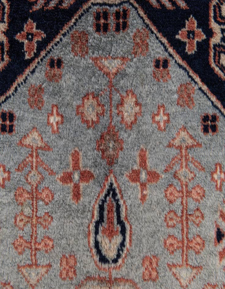 Detail image of 2' x 2' 1  Hand Knotted Bokhara Oriental Wool Square Rug