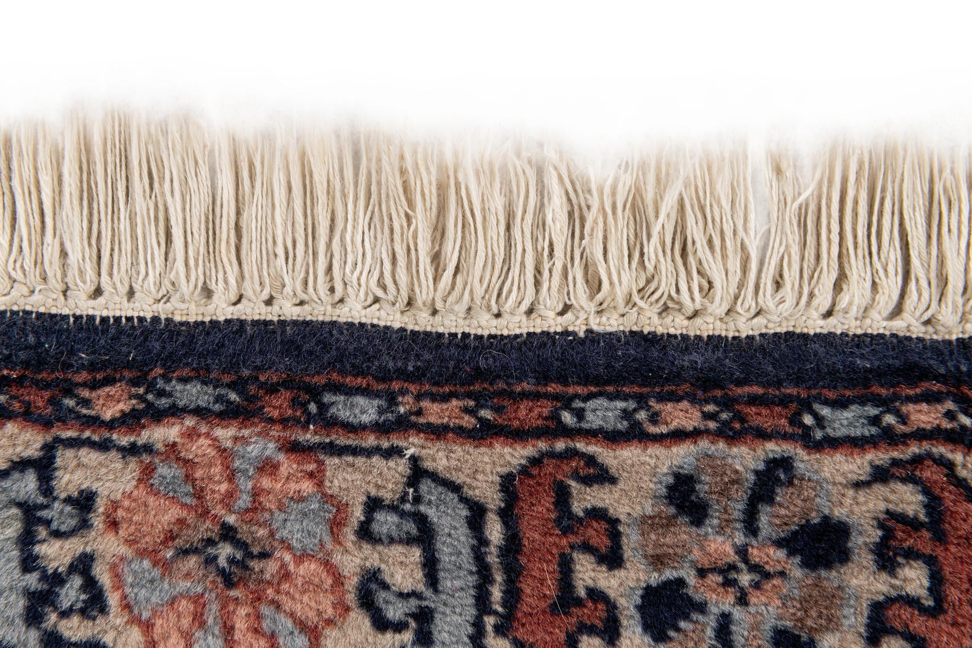 2' x 2' 1 Hand Knotted Bokhara Oriental Wool Square Rug
