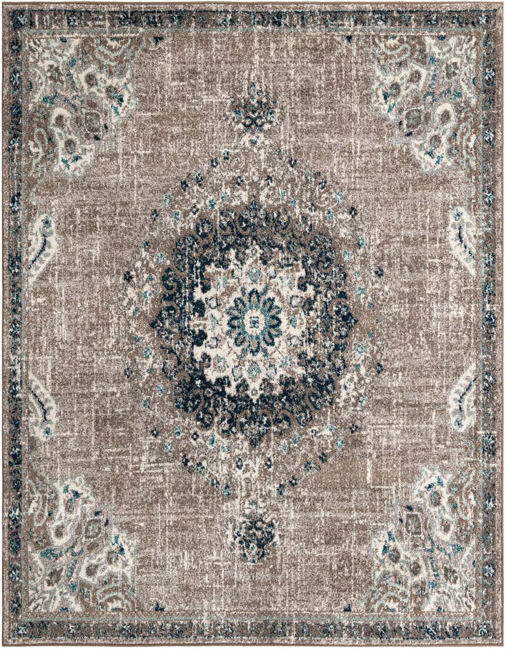 Detail image of 7' 10 x 7' 10 Carrington Square Rug