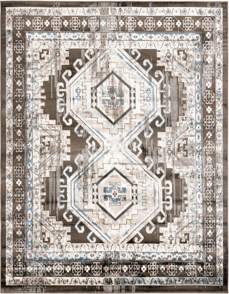 Detail image of 7' 10 x 7' 10 Charlotte Square Rug