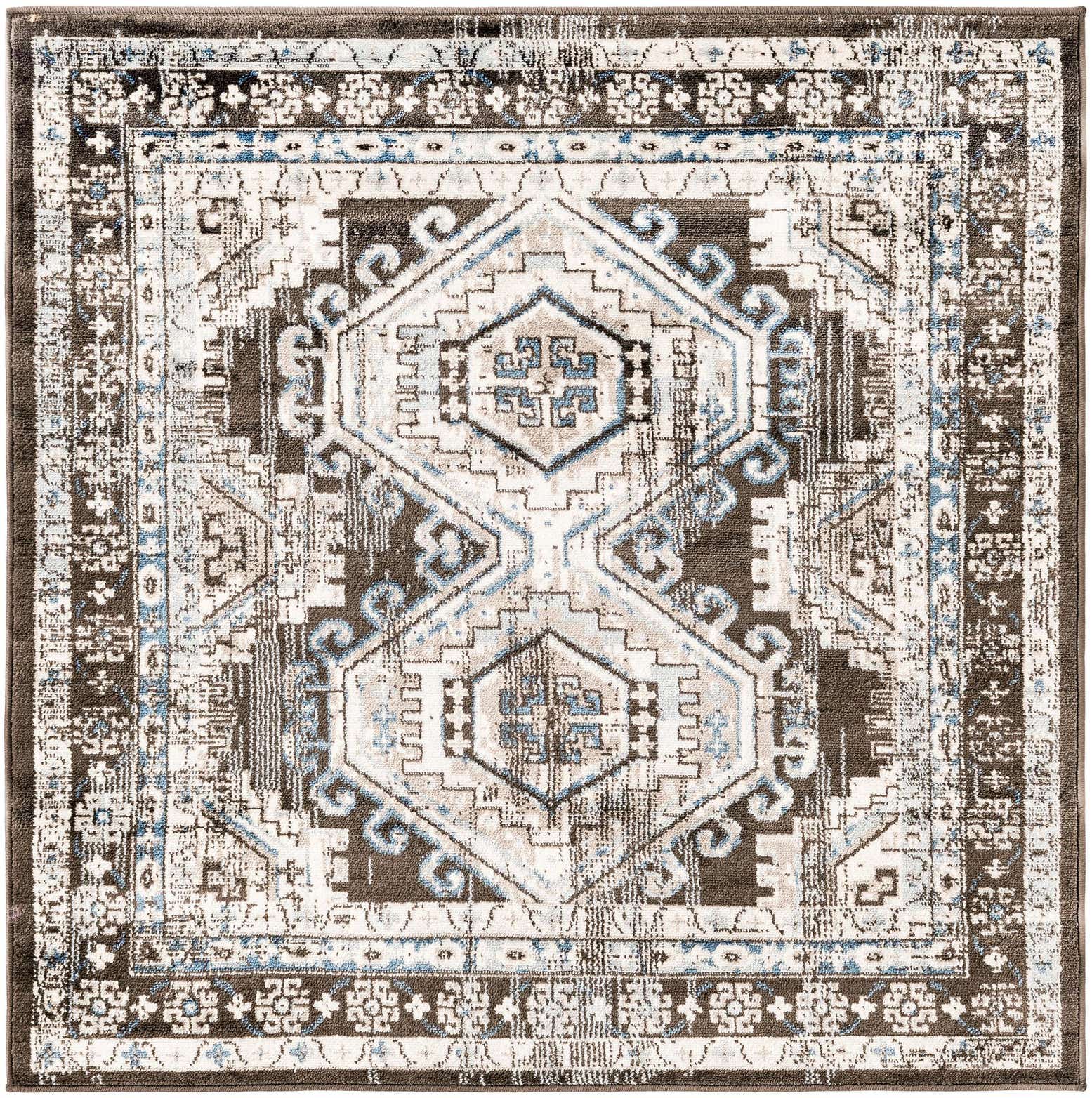 4' x 4' Charlotte Square Rug