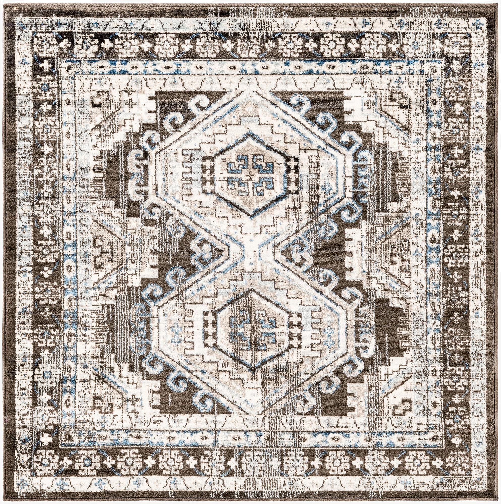 4' x 4' Charlotte Square Rug