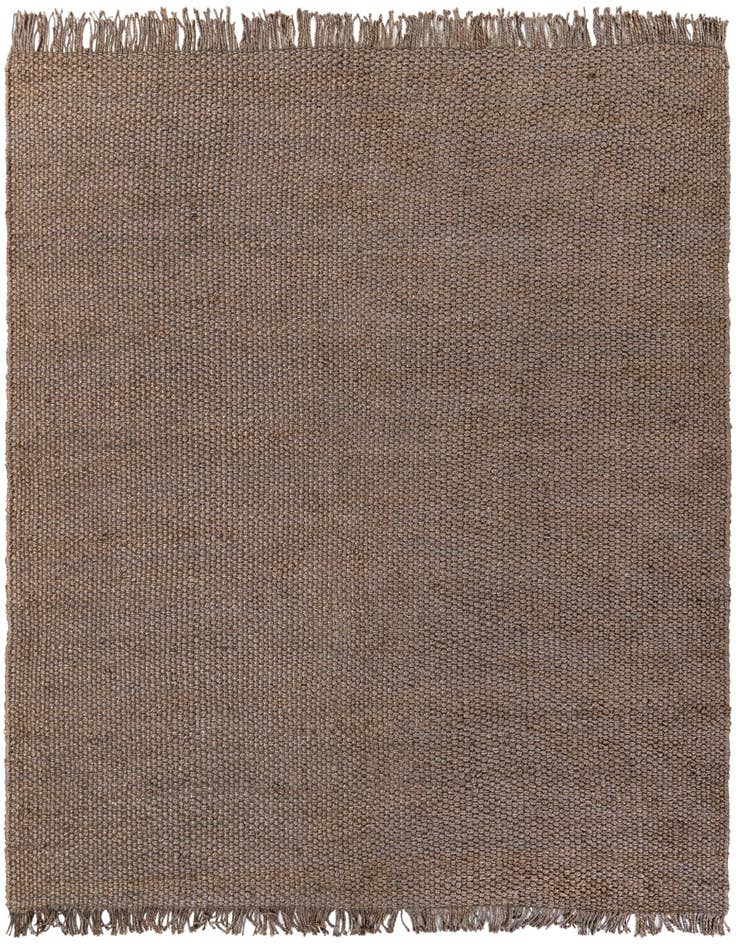 Detail image of 10' x 10' Hand Woven Chunky Jute Square Rug