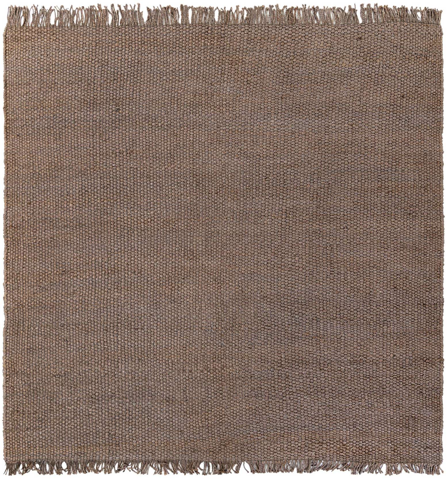 10' x 10' Hand Woven Chunky Jute Square Rug