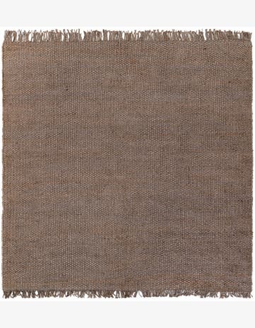 10' x 10' Hand Woven Chunky Jute Square Rug