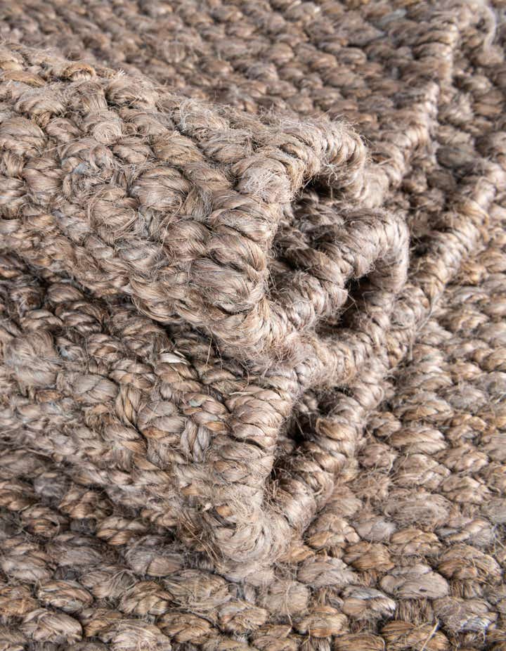10' x 10' Hand Woven Chunky Jute Square Rug