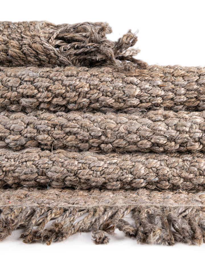 10' x 10' Hand Woven Chunky Jute Square Rug