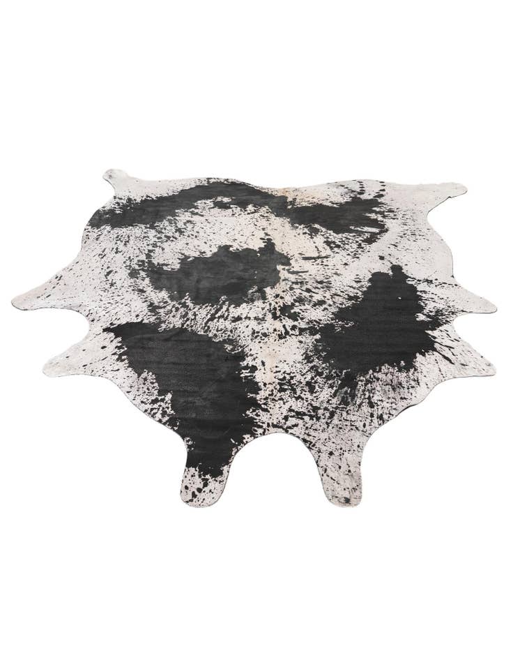 Detail image of 7' 3 x 7' 4 Cowhide Leather Square Rug