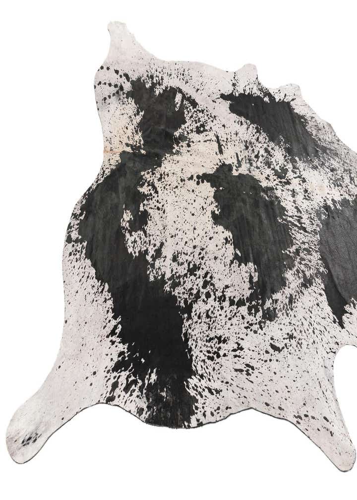 7' 3 x 7' 4 Cowhide Leather Square Rug