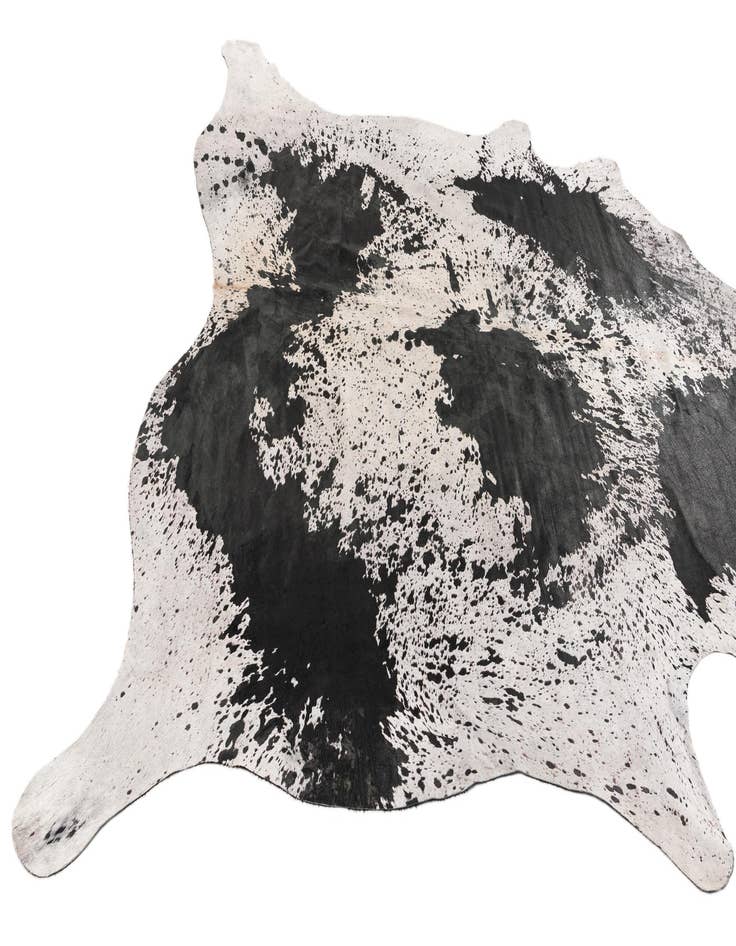 Detail image of 7' 3 x 7' 4 Cowhide Leather Square Rug