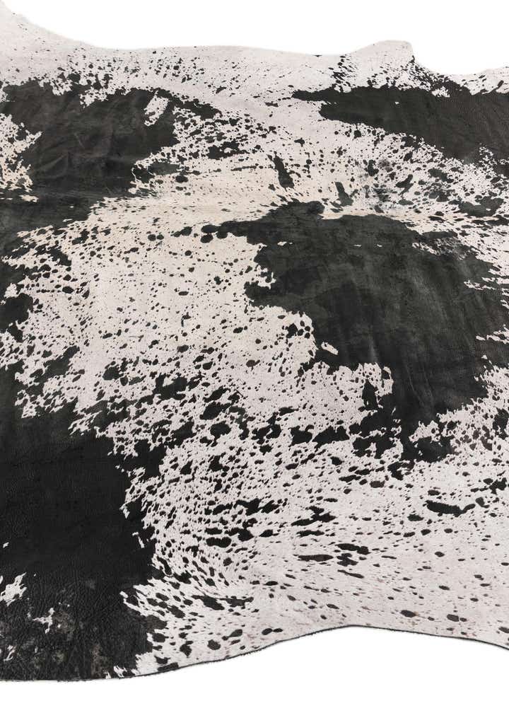 7' 3 x 7' 4 Cowhide Leather Square Rug