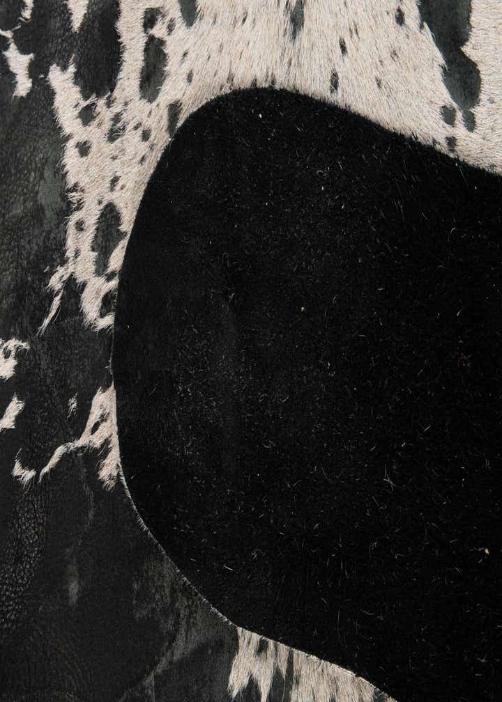 7' 3 x 7' 4 Cowhide Leather Square Rug